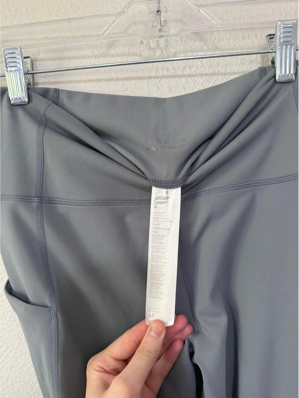 Fabletics grey purelux leggings size medium some mild wash wear - Picture 3 of 3